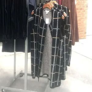 Sleeveless Sweater Coat .... Size: 16/18W 1x . Christopher & Banks . New w/ Tags